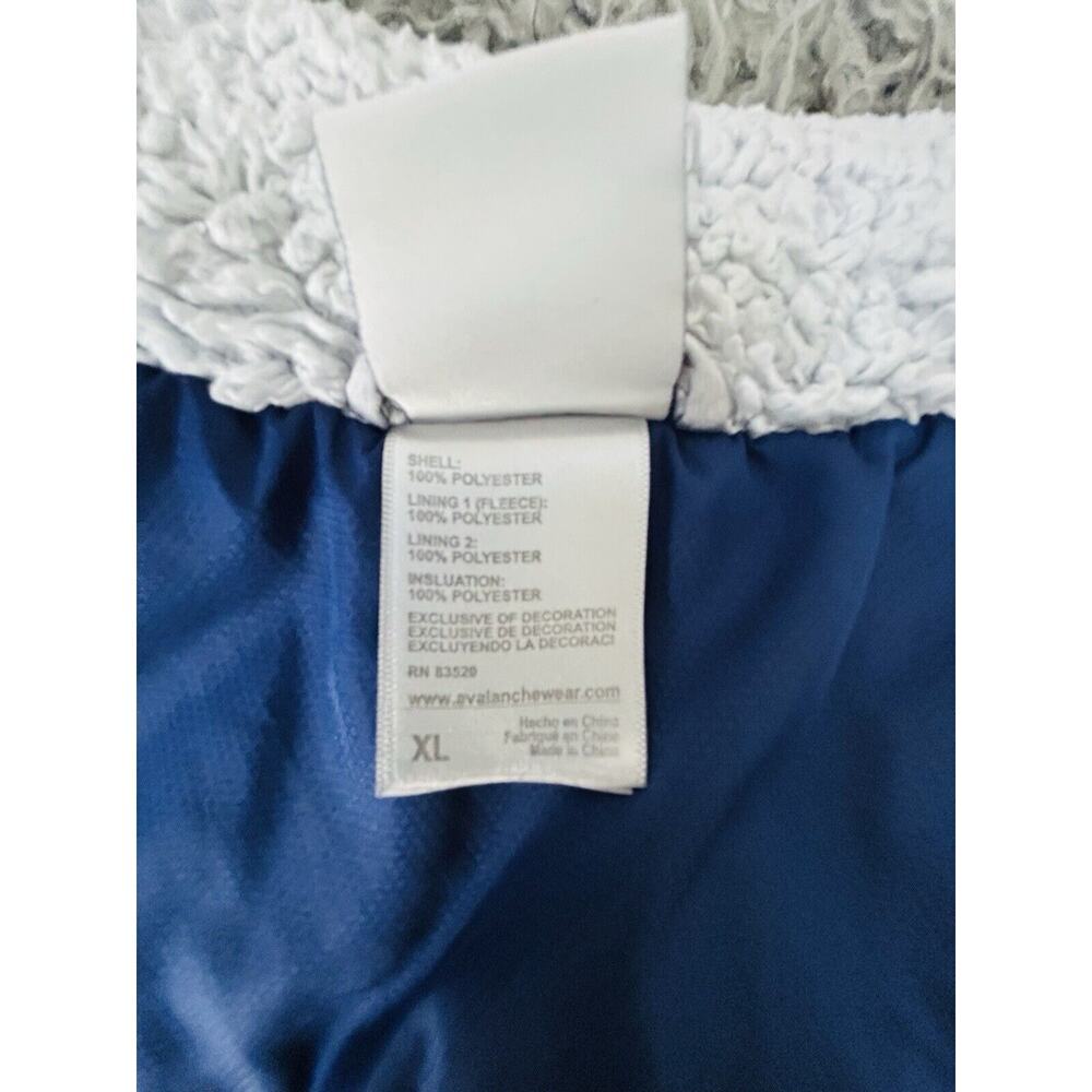 Avalanche (XL) Empire Men's Blue Insulated Vest Size Extra Large Winter Fall Ski - Picture 8 of 14